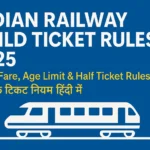 indian railway child ticket rules