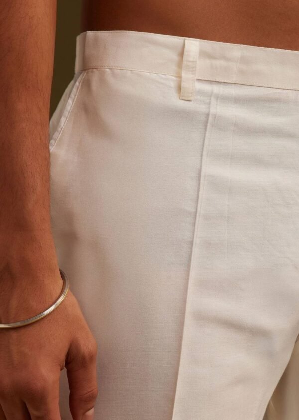 Cream Brown Silk Floral Printed Kurta Set