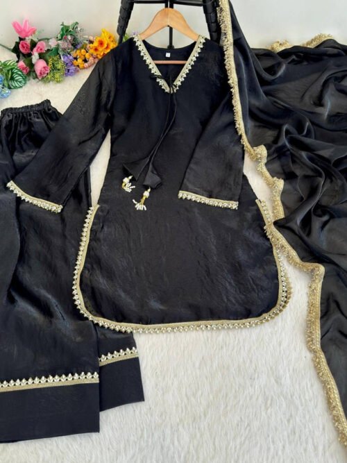 Black Farsi Style Salwar Suit