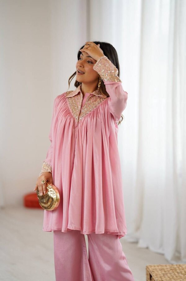 Blush Pink Designer Co-Ord Set