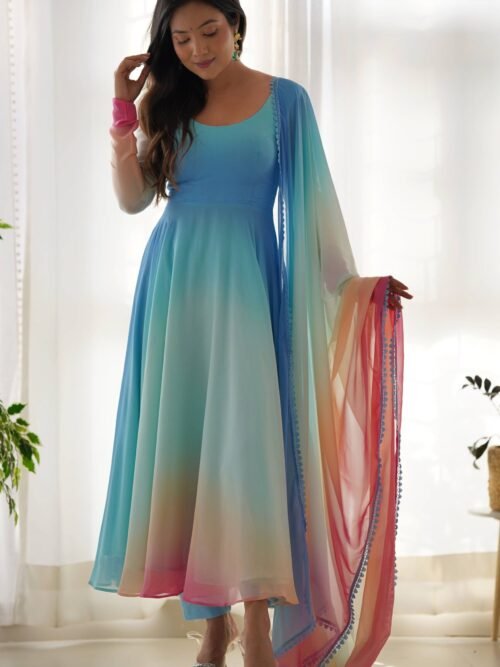 Experience the Magic of Alia Bhatt's Style with our Ready-to-Wear Anarkali