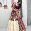Pc-560_5_9da08546-109e-4923-8682-ae40ae7885f5.jpg Maroon Lehenga Saree Set – Royal Elegance with Modern Flair