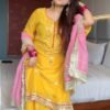 Neha Bhandari Sunshine Yellow Sharara Set