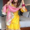 Neha Bhandari Sunshine Yellow Sharara Set