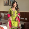 Neha Bhandari Neon Faux Blooming Sharara Set