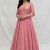 Candy Pink Anarkali Suit Set