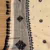 Premium Cotton Saree with Hand Embroidery 🖤