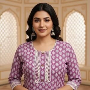 Women Daily Wear Printed Kurta Set